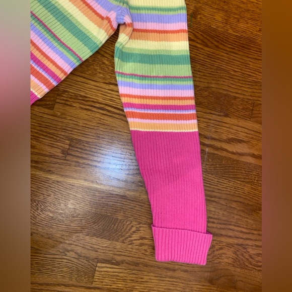 Vintage Ribbed Stripe Mockneck Sweater - Picture 2 of 4